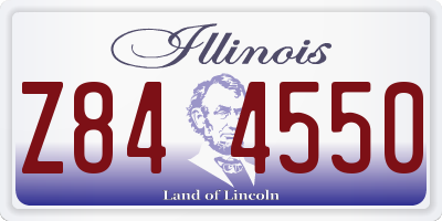 IL license plate Z844550
