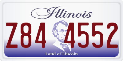 IL license plate Z844552