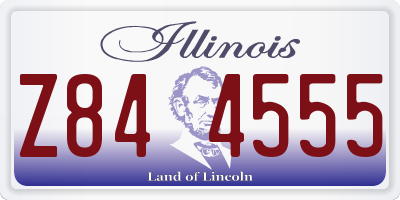 IL license plate Z844555
