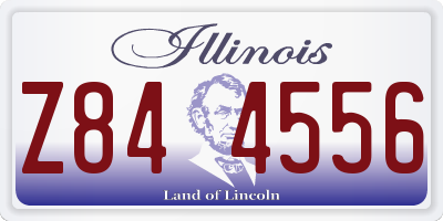 IL license plate Z844556