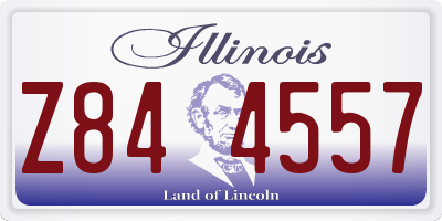 IL license plate Z844557