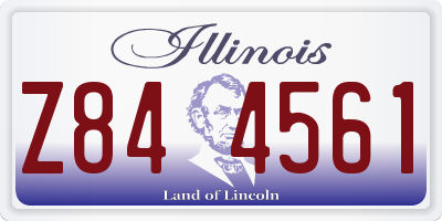 IL license plate Z844561