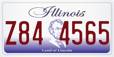 IL license plate Z844565