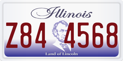IL license plate Z844568