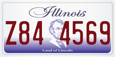 IL license plate Z844569