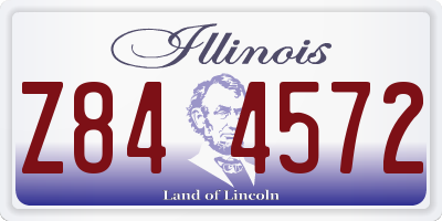 IL license plate Z844572