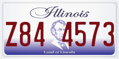 IL license plate Z844573