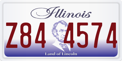 IL license plate Z844574