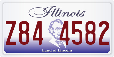 IL license plate Z844582