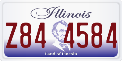 IL license plate Z844584