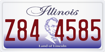 IL license plate Z844585