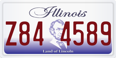 IL license plate Z844589