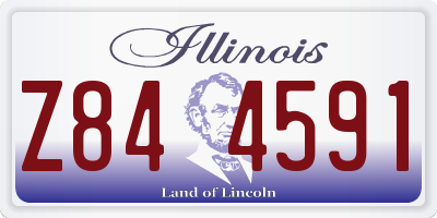 IL license plate Z844591