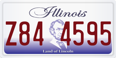 IL license plate Z844595