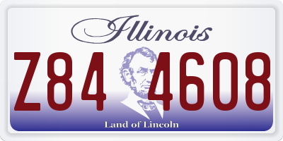 IL license plate Z844608