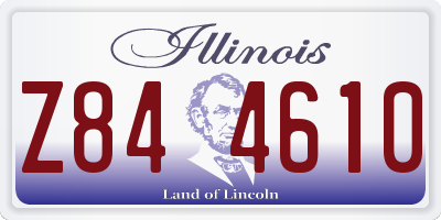 IL license plate Z844610