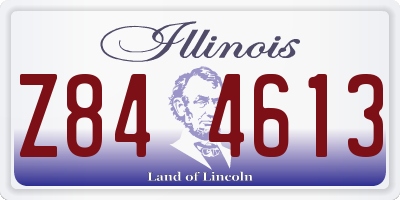 IL license plate Z844613