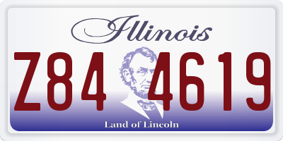 IL license plate Z844619