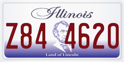 IL license plate Z844620