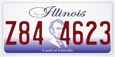 IL license plate Z844623