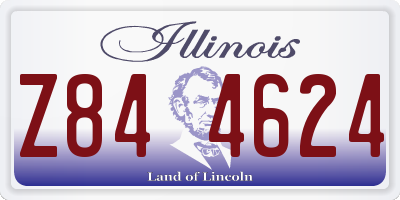 IL license plate Z844624