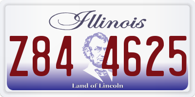 IL license plate Z844625