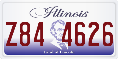 IL license plate Z844626