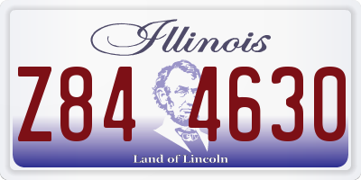 IL license plate Z844630