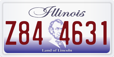 IL license plate Z844631