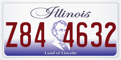 IL license plate Z844632