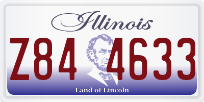 IL license plate Z844633