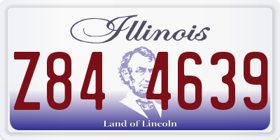 IL license plate Z844639