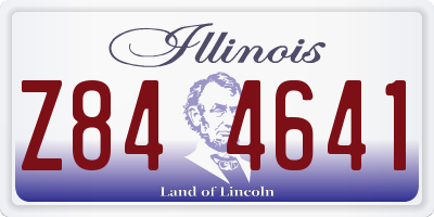 IL license plate Z844641