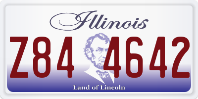 IL license plate Z844642