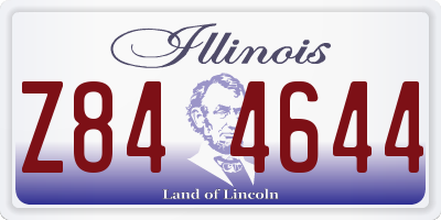 IL license plate Z844644