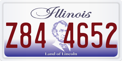 IL license plate Z844652