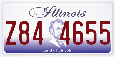 IL license plate Z844655