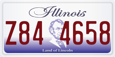 IL license plate Z844658