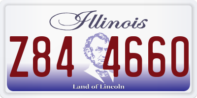 IL license plate Z844660