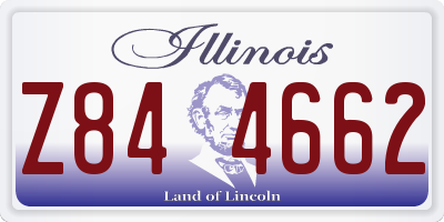 IL license plate Z844662