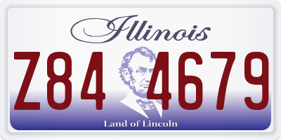 IL license plate Z844679