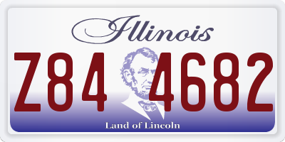 IL license plate Z844682