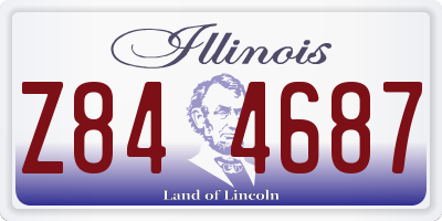 IL license plate Z844687