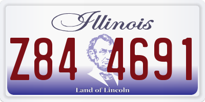 IL license plate Z844691