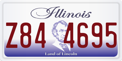 IL license plate Z844695