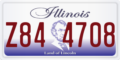 IL license plate Z844708