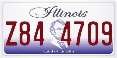 IL license plate Z844709
