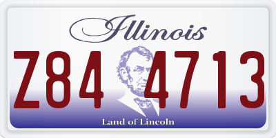IL license plate Z844713