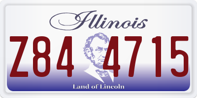 IL license plate Z844715