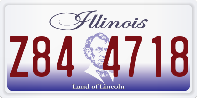 IL license plate Z844718